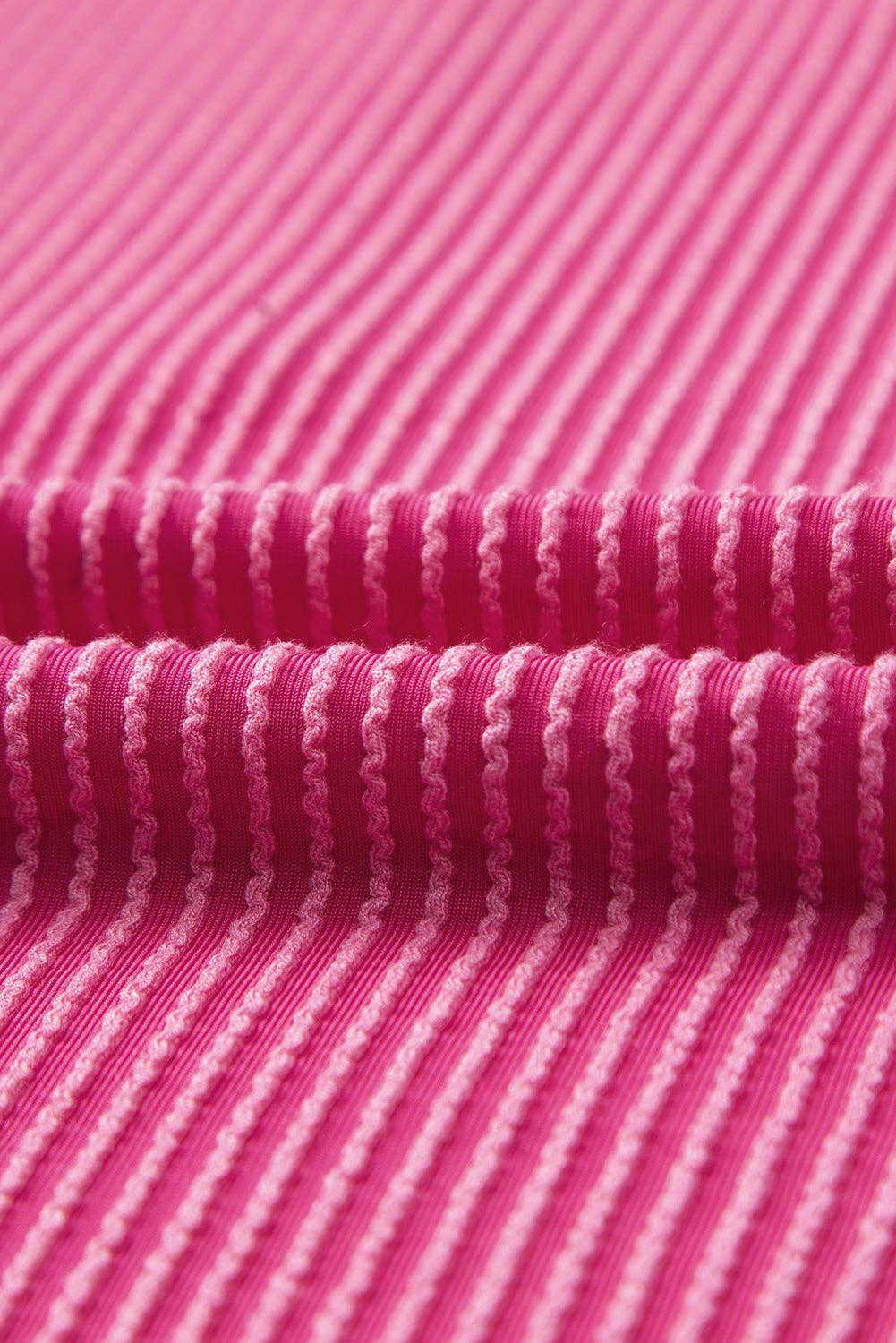 Corded Knit Pocketed T-Shirt
