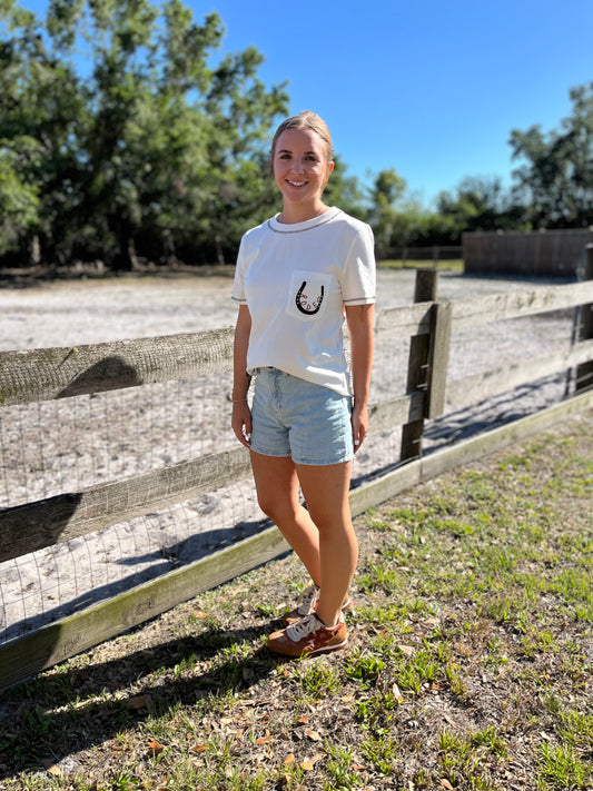 RODEO Western Patch Pocket T-Shirt