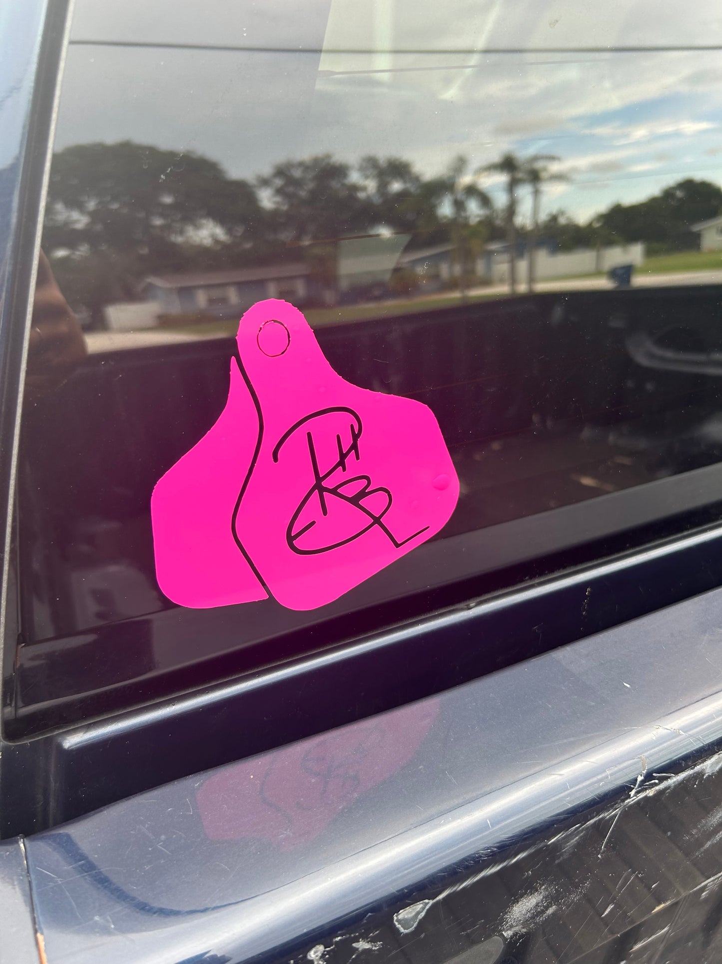 Customizable Brand Cowtag Decal