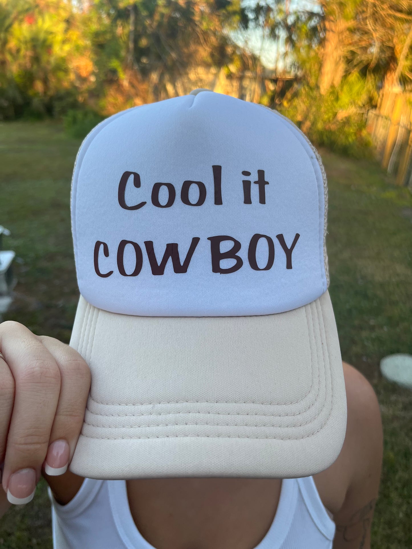 Cool it Cowboy Trucker Hat